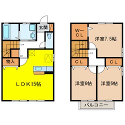 リビングタウン本郷の物件間取画像